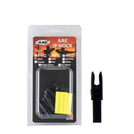 Encoches (nocks) AAE I4P 0.166" ID Blanc - Lot De 12 Pièces IP4WH12, Pour Tir à L'arc